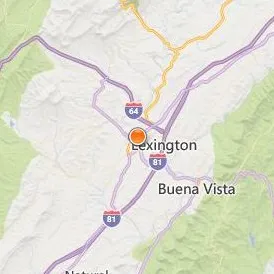 Virginia Military Institute Location Map - City View