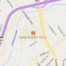 Virginia University of Lynchburg Location Map - Street View