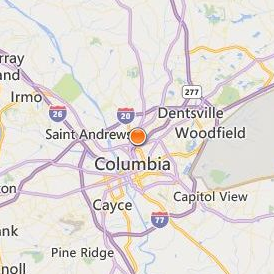 W L Bonner College Location Map - City View
