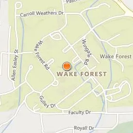 Wake Forest University Location Map - Street View