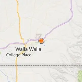 Walla Walla Community College Location Map - City View