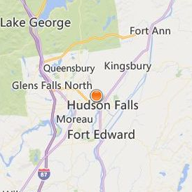 Washington Saratoga Warren Hamilton Essex BOCES Practical Nursing Program Location Map - City View