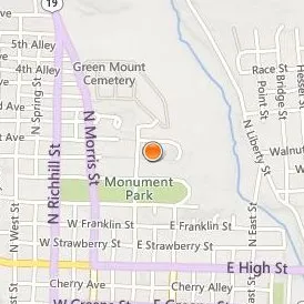 Waynesburg University Location Map - Street View