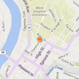 West Virginia Junior College Morgantown Location Map - Street View