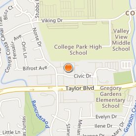 Carrington College Pleasant Hill Location Map - Street View