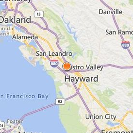 Carrington College San Leandro Location Map - City View