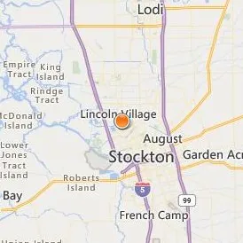 Carrington College Stockton Location Map - City View