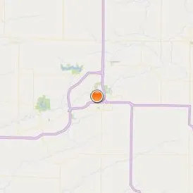 Western Illinois University Location Map - City View