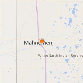 White Earth Tribal and Community College Location Map - City View