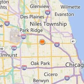 City Colleges of Chicago Wilbur Wright College Location Map - City View