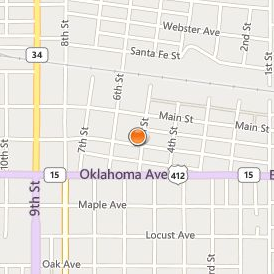 Woodward Beauty College Location Map - Street View