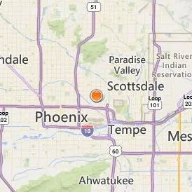 Xtylo Beauty College Phoenix Location Map - City View