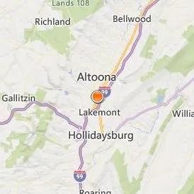 YTI Career Institute Altoona Location Map - City View